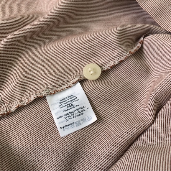 Madewell Button-Back Tie Tee in Stripe - Picture 13 of 13